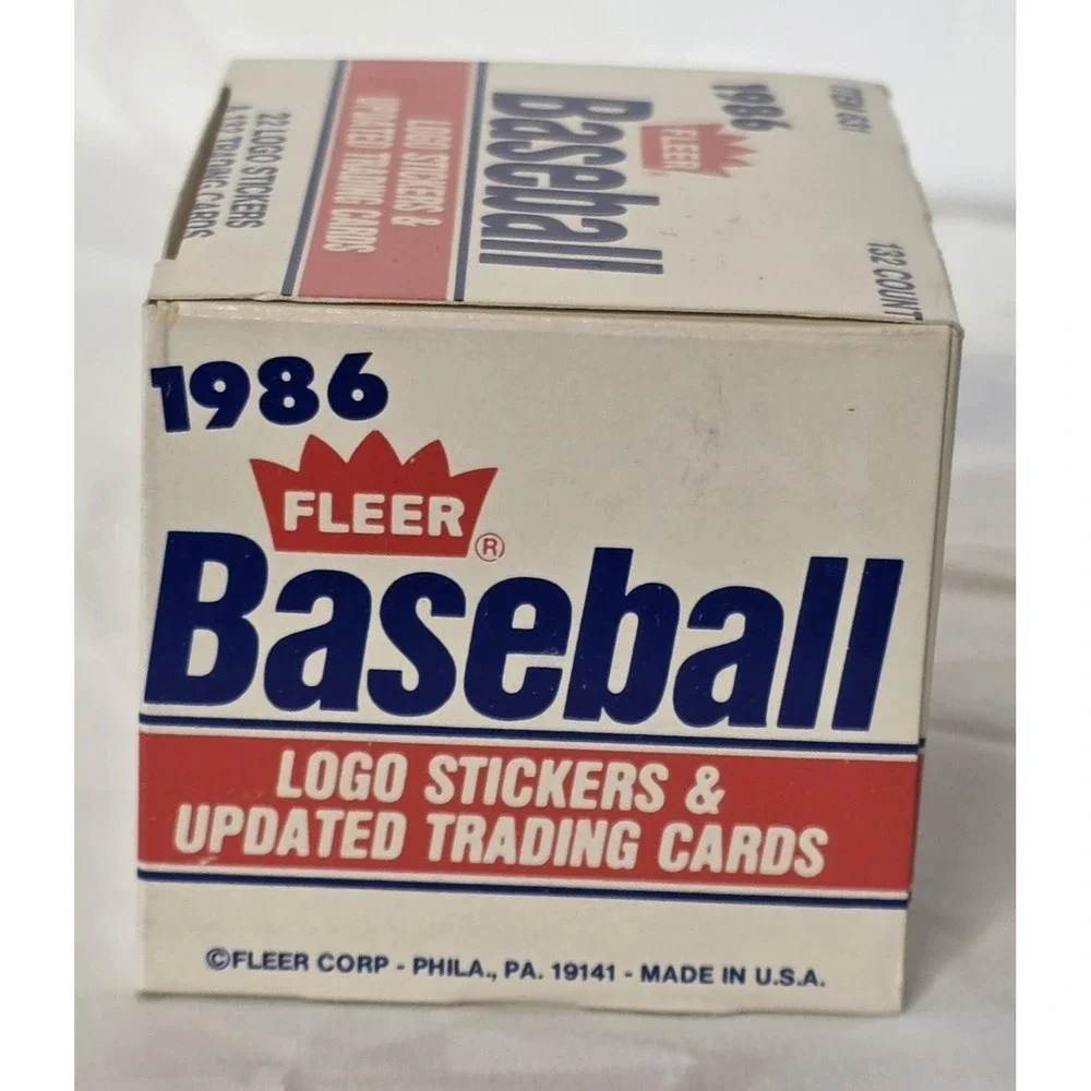 1986 Fleer Update Baseball Factory Set (U1-U132) Bonds/Canseco/Clark NOS